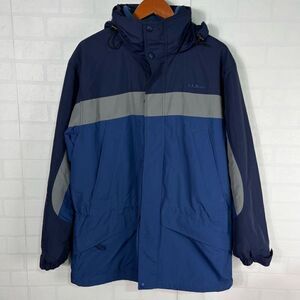 Vintage LL Bean Mens Coat Size Medium 3 in 1 Fleece Jacket sweater and Coat